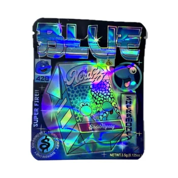 Empty Resealable Mylar Bags 3.5g Gummy Plastic Package Food Storage 3.5 Zip Lock Smell Proof Pouch