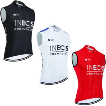 New INEOS Team Cycling Jersey Quick Dry Green Bike Vest Windbreaker Men Women Summer Ropa Ciclismo Bicycle Jersey Tshirt
