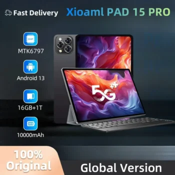Global Version Original Pad 15 Pro Tablet Android13 11 Inch 16GB 1024GB 5G Dual SIM Phone Call GPS Bluetooth WiFi WPS Tablet PC