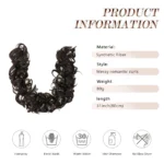 kf-A031bcedaba5745a8a2b8aa01a8ce6d38N-Messy-Bun-Hair-Piece-Curly-Wavy-Hair-Bun-Scrunchies-Extensions-Long-Ponytail-Extensions-Ponytail-DIY-Wrap