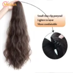 kf-S9276992a60ba4d599e6193d6d6c6a2a9f-MEIFAN-Syntheitc-Long-Wavy-Curly-Claw-Ponytail-Clip-On-Ponytail-Extension-Natural-False-Ombre-Pink-Straight
