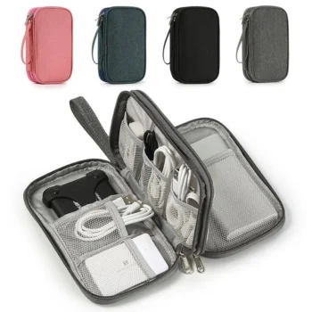 Travel Portable Digital Product Storage Bag Multi-grids USB Data Cable Organizer Office Headset Charging Treasure Box Bag