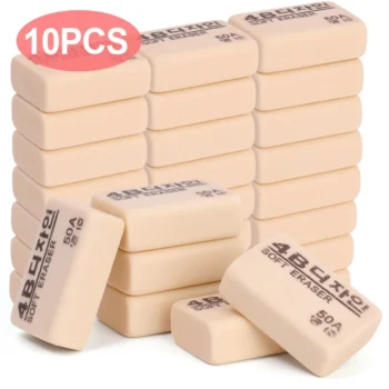 1-10 قطعة 4B أقلام ممحاة طالب مكتب مدرسة القرطاسية الكتابة فن الرسم المطاط أسئلة خاطئة تصحيح ممحاة