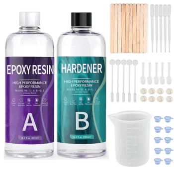 1:1 AB Epoxy Resin Glue Kit High Adhesive Crystal Hardener Glue Set For DIY Epoxy Resin Mold Jewelry Making Accessories Supplies