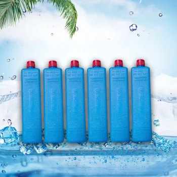 6x Ice Crystal Boxes Compact Ice Cooler Blocks for Travel Outdoor Family