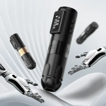 Adjustable Stroke Wireless Tattoo Machine Pen With Rechargeable Battery For Lining Shading Coloring