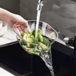 Sink Colander for Kitchen Sink Drain Fruit Vegetable Strainer Multifunctional Organizer Sink Basket Kitchen Sink Strainer Basket