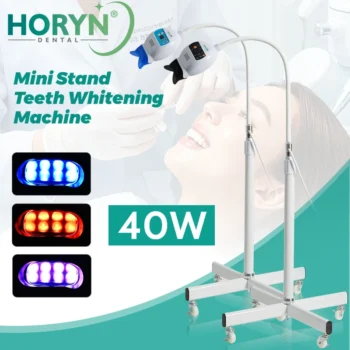 40W Dental Cold Light Lamp 3Color/Blu-ray Teeth Whitening Machine Bleaching Accelerator Device LED Light Dentistry Tool