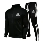 kf-S548528278f004c8aa076e25e08ea42e1U-Men-s-Zippered-Stand-Up-Collar-Training-Suit-Sports-Shirt-and-Pants-Sportswear-Running-Fitness-Wear