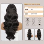 kf-Seed03ec905c0416ebfd6f006980f102eR-AISI-BEAUTY-Synthetic-Ponytail-Extensions-Long-Wavy-Drawstring-Ponytail-for-Women-clip-in-hair-extensions-Black
