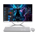 كمبيوتر مكتبي 23.8 أبيض 27 بوصة للألعاب الكل في واحد إنتل 8 كور i7 10870H قطعة واحدة نفيديا GTX1650 4G GDDR5 لألعاب الكمبيوتر