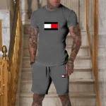kf-Sacfc17ee046d4a30ba64894150c80cbfC-Summer-T-shirt-Set-For-Men-StripedPrint-Men-s-T-shirt-Short-Sleeve-Shorts-2-Piece
