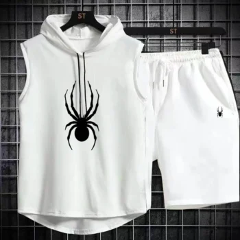 Men's track suit summer sportswear two-piece t-shirt shorts brand tracksuit jogging men's sports suit fitness clothes exercise