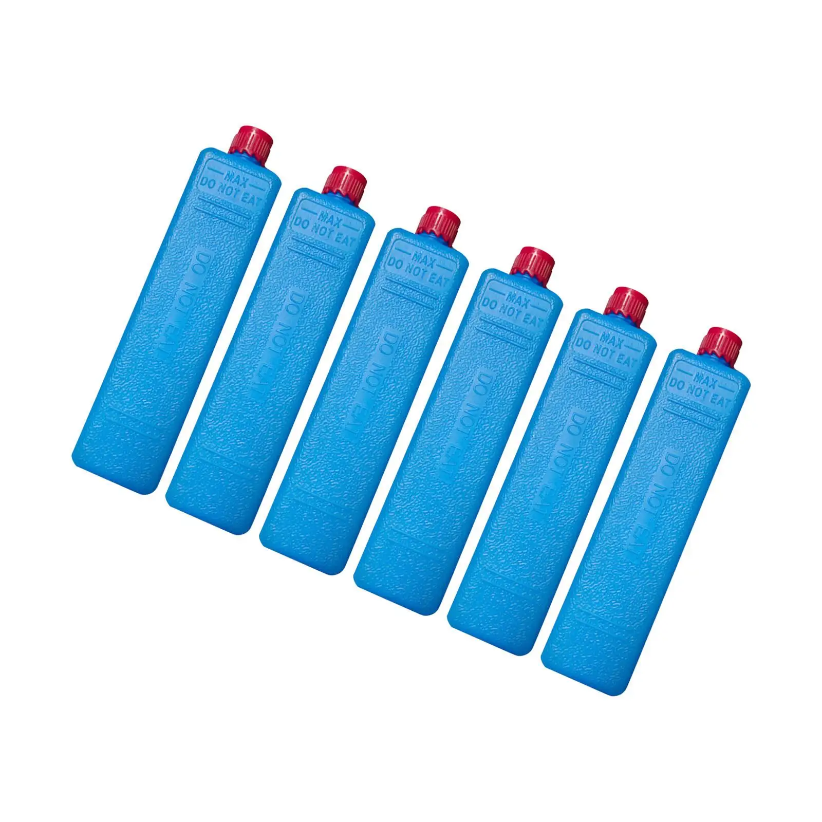 6x Ice Crystal Boxes Compact Ice Cooler Blocks for Travel Outdoor Family