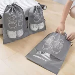 5-50PCS Shoes Storage Organizer Bags Non-Woven Shoe Dust Bags Portable Travel Shoe Bag Shoes Storage Packing Pouch Organizers
