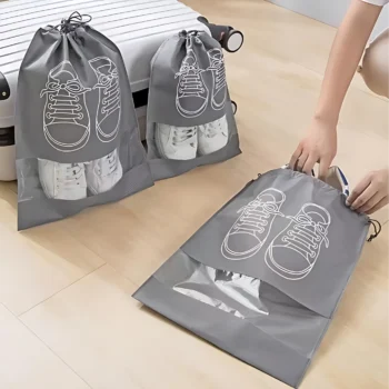 5-50PCS Shoes Storage Organizer Bags Non-Woven Shoe Dust Bags Portable Travel Shoe Bag Shoes Storage Packing Pouch Organizers