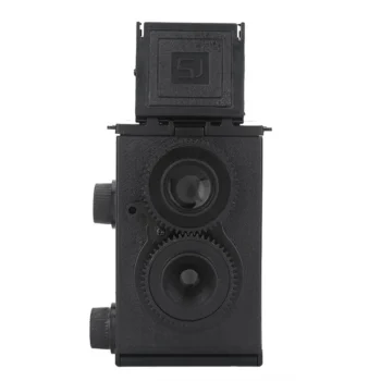 2022 الأطفال والكبار لتقوم بها بنفسك عدسة مزدوجة الجمعية كاميرا ريترو الحنين المزدوج انعكاس فيلم كاميرا مجهر TLR كاميرا