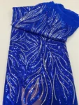 kf-Sd2121f0b333e4d4ea3d21232596d7a93A-5Yards-Latest-French-Tulle-Lace-Fabric-2024-High-Qulity-African-Mesh-Sequins-Lace-Fabric-Nigerian-For