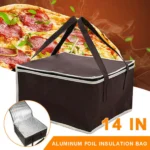 Waterproof Insulated Bag Cooler Folding Picnic Basket Ice Pack Drink Box Thermal Lunch Bag Portable Food Delivery Bag Pizza Bag