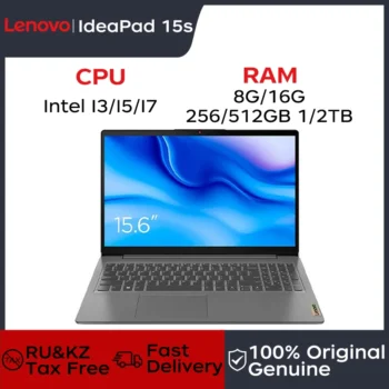 كمبيوتر محمول لينوفو-إيداباد 15s ، رقيق وخفيف ، 15 بوصة ، كور I3 ، I5 ، I7 ، 8G ، 16G ، dddr4 RAM ، G ، 1 gsm ، Nvme ، الكمبيوتر