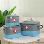 Portable Medical Storage Bag High Capacity First Aid Kit Pouch Outdoor Household Medicine Emergency Survival Pill Organizer Case