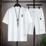 kf-S07a32e97c84c4e3e8acbec707ddd760fN-2024-NewSummer-New-Mens-Tracksuit-Linen-Fabric-T-shirt-and-Shorts-Two-Piece-Set-Men-Sports