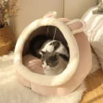 kf-S0dc662e409d4481484f4f2c3bbff228eu-Pet-Tent-Cave-Bed-for-Cats-Small-Dogs-Self-Warming-Cat-Tent-Bed-Cat-Hut-Comfortable