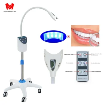 Portable Dental Teeth Whitening Machine Lamp 2000 mW/cm MD666 With 8pcs Bulb Tooth Bleaching Device Clinic Equipment