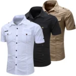 kf-Sf87049adc2394dfa8c82752ca4c4b9dc5-New-Fashion-2023-Men-s-Safari-Shirt-Short-Sleeve-Summer-Casual-Tactical-100-Cotton-Cargo-Outdoor