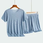 kf-Sfe2660741145492c967bafec48b59a80T-Summer-Men-s-Pajamas-Homewear-Set-Printed-Ice-Silk-T-Shirt-Short-Sleeved-Modal-Casual-Pajamas