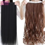 kf-He88b2b00cf9749c9955e21fb66254d4ft-WTB-Synthetic-100cm-5-Clip-In-Hair-Extension-Heat-Resistant-Long-Straight-Black-Fake-Hairpiece-for