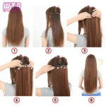 kf-He88b2b00cf9749c9955e21fb66254d4ft-WTB-Synthetic-100cm-5-Clip-In-Hair-Extension-Heat-Resistant-Long-Straight-Black-Fake-Hairpiece-for
