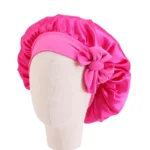 kf-S68954ce355904fb4a69e5908b90af7fbS-Baby-Satin-Bonnet-With-Tie-Wide-Stretchy-Band-Soild-Color-Child-Headwrap-High-Elastic-Night-Sleep