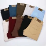 Spring Summer Men's Pants Color Straight Leg Trousers Youth Men's Wear Korean Style Slims Smooths Silhouette Thin Trade Pants