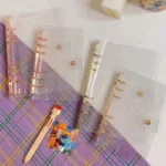 kf-S71ef01cab9814748b140c2ae905b3037n-A5-A6-New-Rose-Gold-PVC-Transparent-6-Hole-Loose-Leaf-Binder-Notebook-Cover-Diary-Agenda