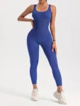 kf-S020ef6165e7b49fe8271de42ad063cc0k-Solid-Color-Ribbed-Yoga-Jumpsuit-Seamless-Slim-Fit-Long-Sleeve-Sports-Bodysuit-Women-s-Sports-Shapewear