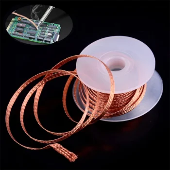 1.0-4.0mm Desoldering Mesh Braid Tape Welding Wires Copper Welding Point Solder Remover Wick Wire Repair Welding Equipment