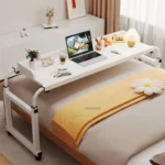 Household Laptop Computer Desks Across The Bed Table Movable Lifting Bed Lazy Office Table Bedroom Student Study Writing Desk M