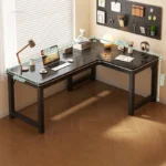 kf-S66acbb33ff9c4e41b97f8634f82d92cei-New-Corner-Computer-Desks-Home-Desktop-E-sports-Gaming-Desks-Double-Desk-with-Bookshelf-Bedroom-Workbench