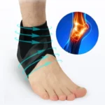 1pca High Elastic Sports Ankle Brace Protects Sports Ankle Safety Sports Running Basketball Tobillera Deportiva Stabilize