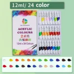 kf-S9647f4ad10d046088ff533564f0f3ccar-Acrylic-Paint-12-18-24-36-Colors-12ml-Tube-Acrylic-Paint-Set-Paint-for-Clothing-Painting