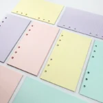 2024 40Sheet Kawaii A5 A6 Loose Leaf Notebook Refill Spiral Binder Index Paper Inner Pages Daily Planner Line Grid Blank Agenda