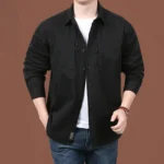 kf-Sa795cae911e04fcf9a10b7abde68f57bz-Multi-Pocket-Cargo-Work-Shirts-Men-Fashion-Solid-Color-Loose-Long-Sleeve-Tops-Climbing-Clothes-Camping