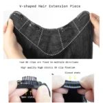 kf-S41fe073aaae249509b24b6db6567d61bk-Women-s-V-shaped-Micro-curly-Long-Hair-Extension-Synthetic-Wig-One-piece-Hair-Extension-Piece