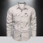 kf-S3f03ece9eec94a3f8790dd1ae2a63951U-2023-Cargo-Shirt-Men-Long-Sleeve-Casual-Cotton-Shirts-High-Quality-Camisa-Militar-Overshirt-Brand-Clothing