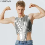 kf-S738cfb39449f459e8963867118eb97cbt-Men-Bodysuits-2023-Shiny-Zipper-O-neck-Sleeveless-Sexy-Solid-Color-Men-Rompers-Fitness-Fashion-Party