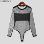 kf-Sb801960fd8344416a296d280699a63261-Men-Bodysuits-Mesh-Patchwork-O-neck-Long-Sleeve-Sexy-Rompers-Male-T-Shirts-Fitness-Transparent-2023