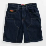 kf-S23bc4d3826dd46ecb667747081d38d15O-Summer-Empyre-Dark-Blue-Skateboard-Denim-Shorts-Patchwork-Embroidery-Loose-Jeans-Wide-Leg-Pants-Hip-Hop