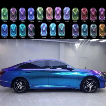 Chameleon Pigments Acrylic Powder Coating Dye Magic Discolored Pearlescent for Crafts Car Automotive Painting Decoration Arts