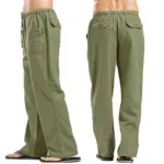 kf-S410700acf82744a39f7df4736a2f2874E-S-5XL-Solid-Color-Multi-pocket-Drawstring-Loose-Straight-Men-Pants-Large-Size-Casual-Breathable-Comfortable